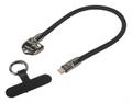 CABLE USB C 4.0 LANBERG CORDON/LLAVERO M/M 480MB/S PD240W 0.3M NEGRO