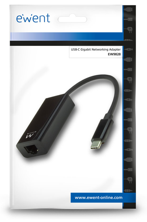 CABLE USB EWENT TIPO C A LAN GIGABIT - detalle