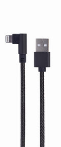 Gembird CC-USB2-AMLML-0.2M cable de conector Lightning 0.2 m Negro