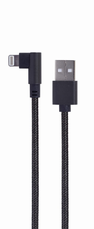 Gembird CC-USB2-AMLML-0.2M cable de conector Lightning 0.2 m Negro