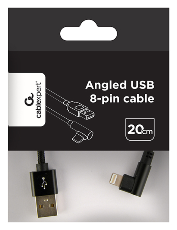CABLE USB GEMBIRD 2.0 A LIGHTNING 0,2M - detalle