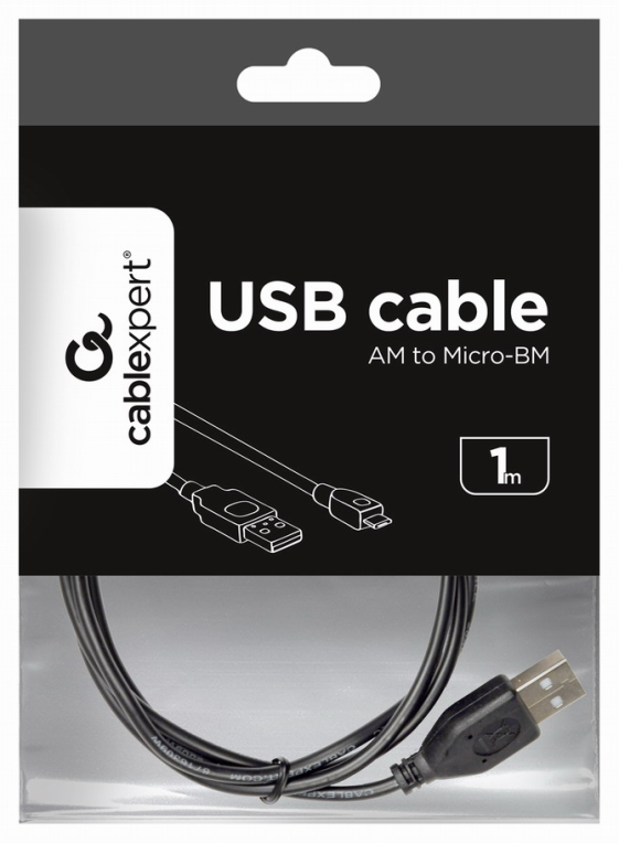 CABLE USB GEMBIRD 2.0 A MICRO USB 1M - detalle