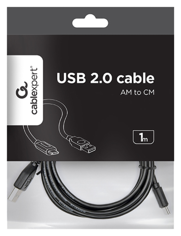 CABLE USB GEMBIRD 2.0 A TIPO C MACHO MACHO CARGA RAPIDA 1M - detalle
