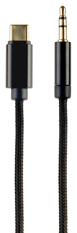 CABLE USB GEMBIRD TIPO C A AUX ESTEREO DE 3,5 MM, 1,5 M, NEGRO - detalle
