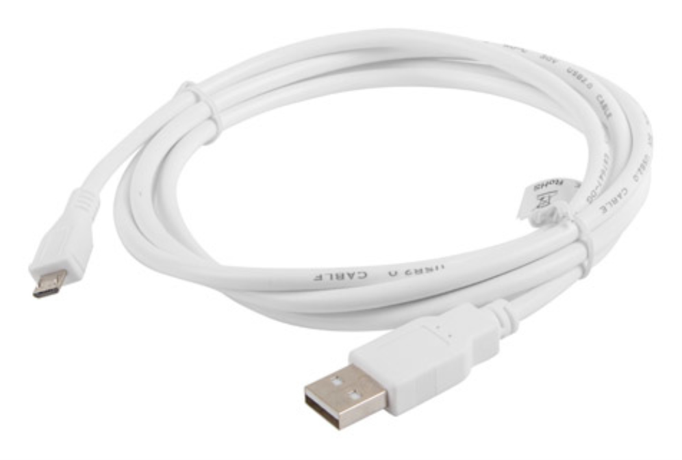 CABLE USB LANBERG 2.0 MACHO/MICRO USB MACHO 1.8M BLANCO - detalle