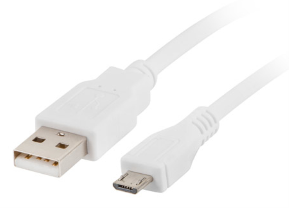 CABLE USB LANBERG 2.0 MACHO/MICRO USB MACHO 1.8M BLANCO