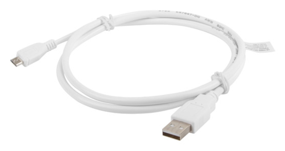 CABLE USB LANBERG 2.0 MACHO/MICRO USB MACHO 1M BLANCO - detalle