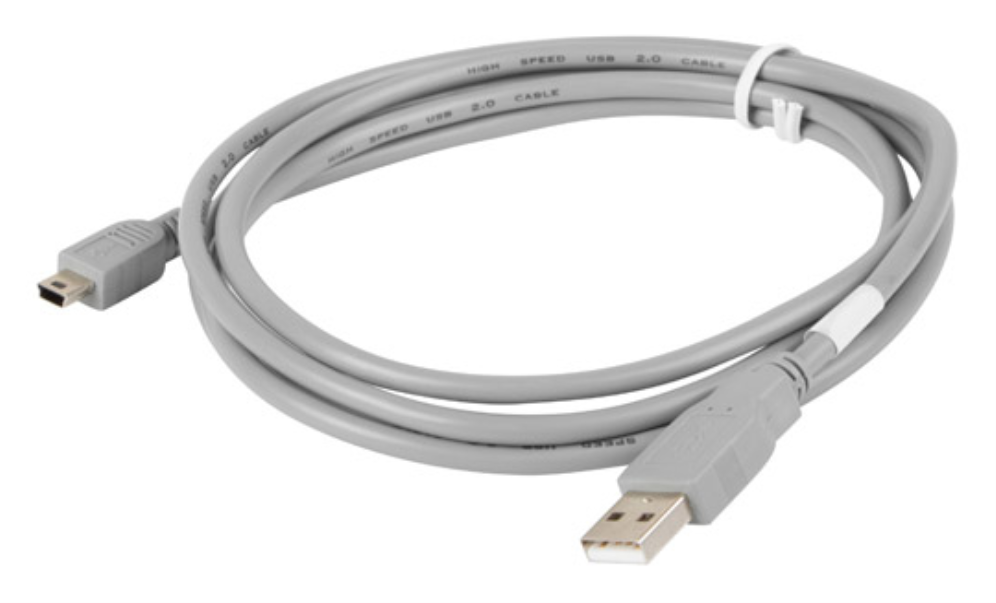 CABLE USB LANBERG 2.0 MACHO/MINI USB MACHO 1.8M GRIS - detalle