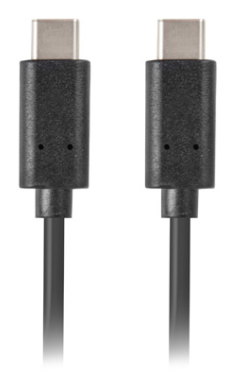 CABLE USB LANBERG 2.0 MACHO/USB C MACHO 1.8M NEGRO