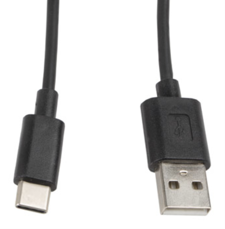 CABLE USB LANBERG 2.0 MACHO/USB C MACHO 1M NEGRO
