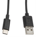 CABLE USB LANBERG 2.0 MACHO/USB C MACHO 1M NEGRO