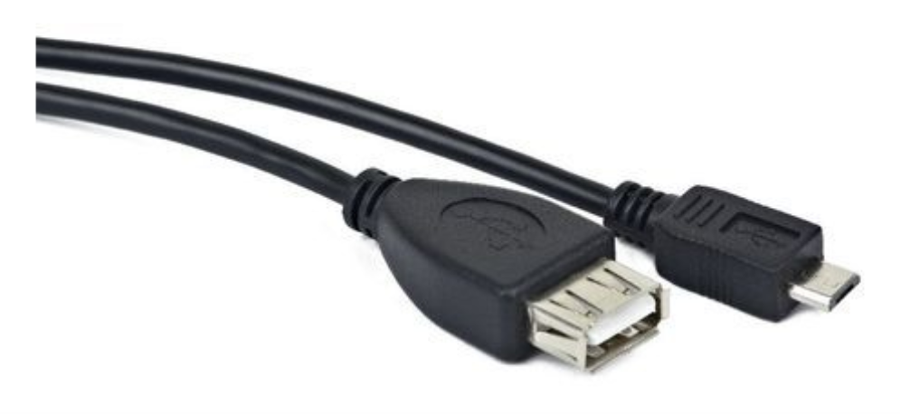 CABLE USB LANBERG MICRO M A USB-A F 2.0 OTG NEGRO 15CM OEM