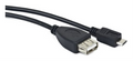 CABLE USB LANBERG MICRO M A USB-A F 2.0 OTG NEGRO 15CM OEM