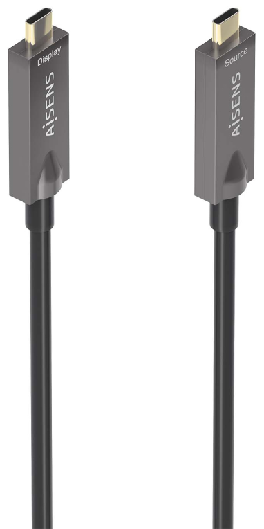 CABLE USB3.1 AISENS GEN2 10GBPS AOC 4K 3A 60W E-MARK USB-C M/M 10M