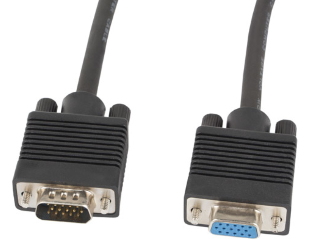 CABLE VGA LANBERG MACHO HEMBRA FERRITA NEGRO 1.8 M