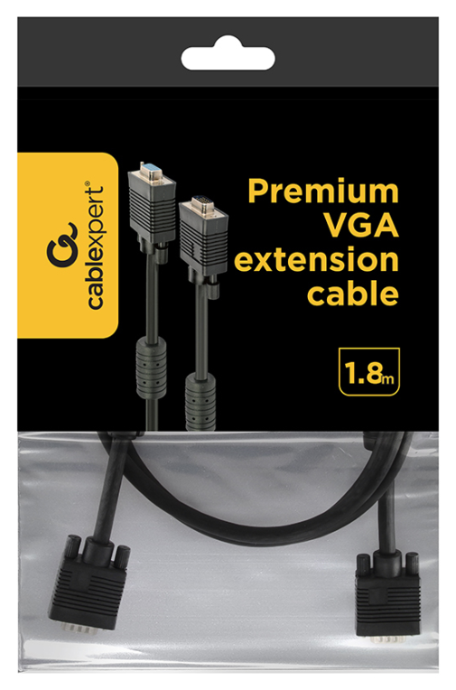 Cable VGA M/H Mcoax 2m BK Ferr - detalle