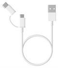 CABLE XIAOMI MI 2-IN-1 MICRO USB-C BLANCO 30CM