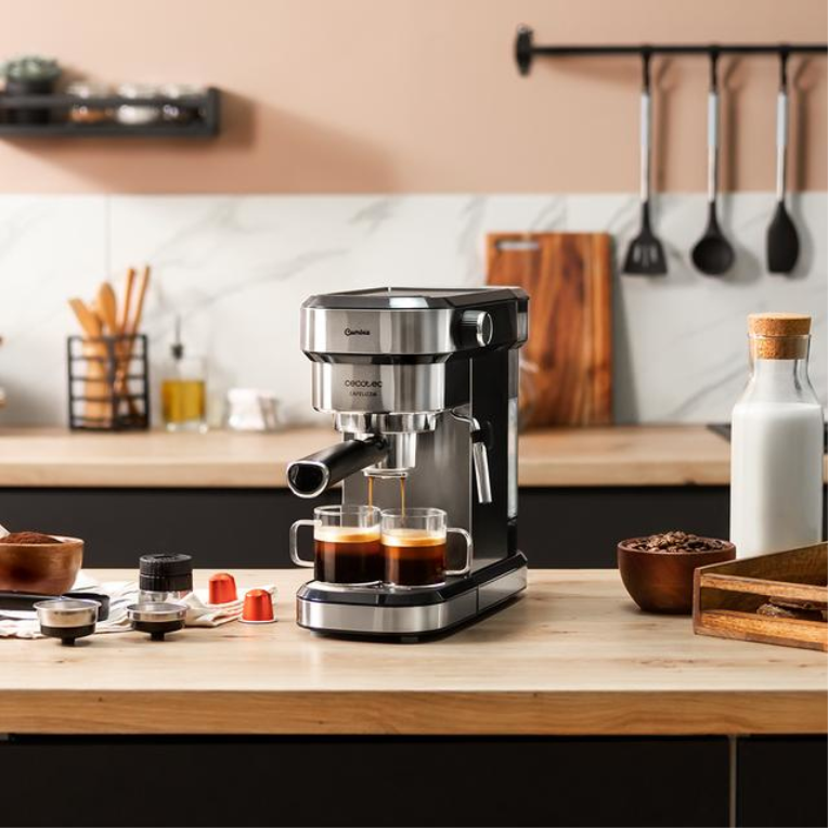 CAFETERA CECOTEC CAFELIZZIA 790 STEEL DUO V - detalle
