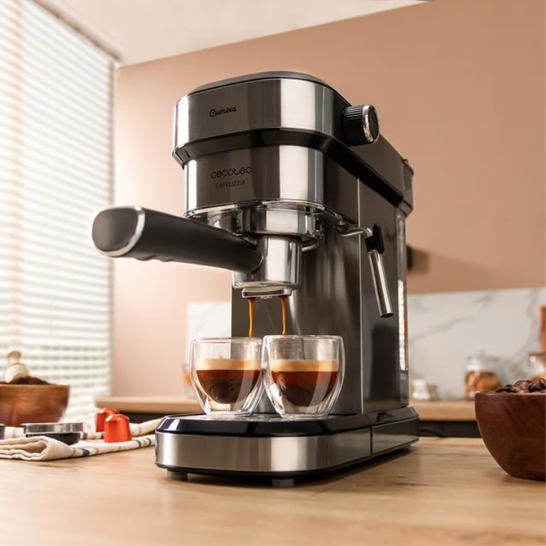 CAFETERA CECOTEC CAFELIZZIA 790 STEEL DUO V - detalle