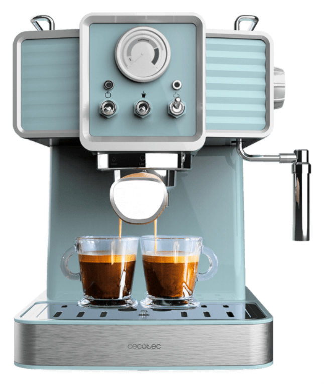 CAFETERA CECOTEC VINTAGE ESPRESSO 20 TRADIZIONALE LIGHT BLUE