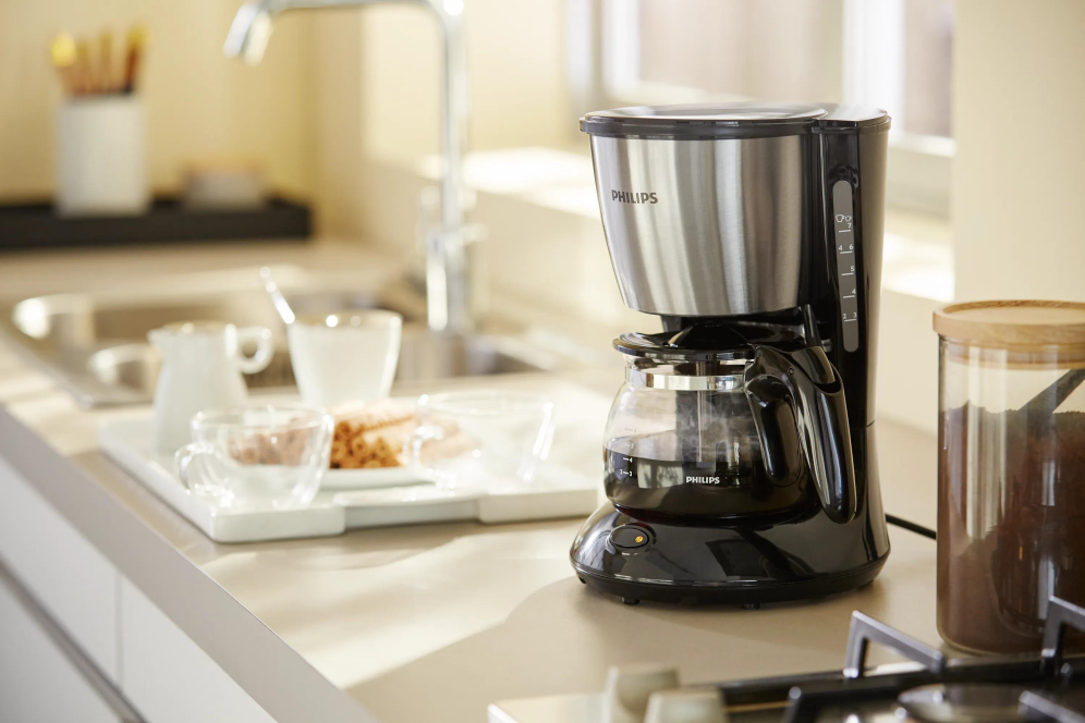 CAFETERA DE GOTEO PHILIPS HD7435/20 PARA 6 TAZAS NEGRO - detalle