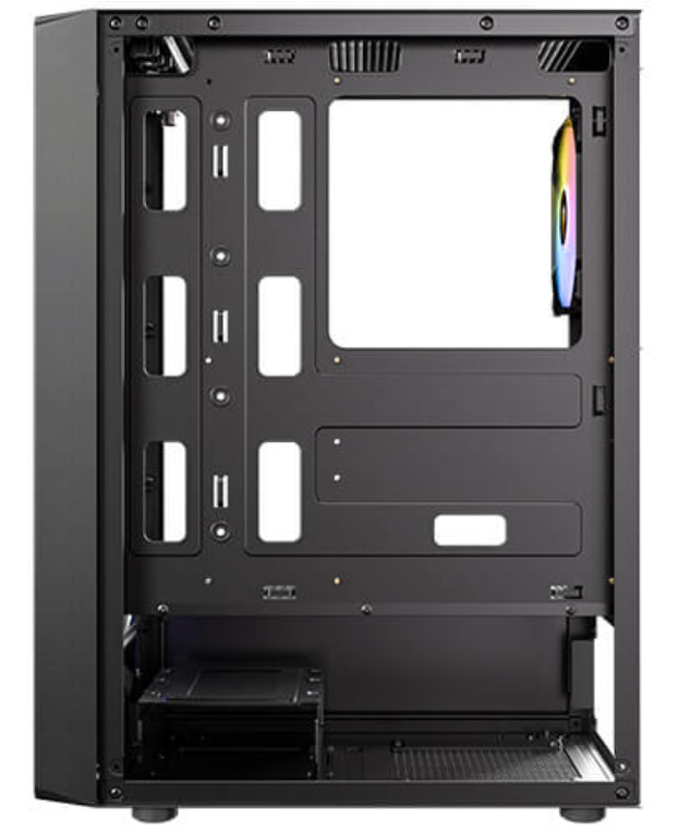 CAJA ANTEC AX26 ARGB ATX NEGRO 4XVENT 120MM 2XUSB SN FUENTE - detalle