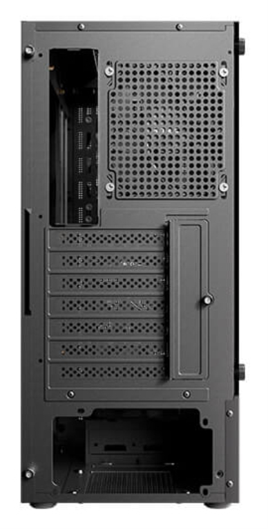 CAJA ANTEC AX27 ARGB ATX NEGRO 4XVENT 120MM 2XUSB SN FUENTE - detalle