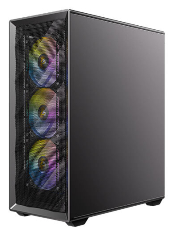 CAJA ANTEC AX85 ARGB ATX NEGRO 4XVENT 120MM 2XUSB SN FUENTE - detalle