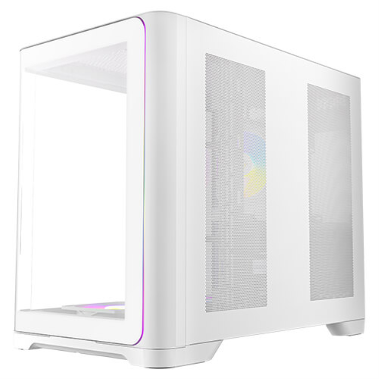 CAJA ANTEC C5 CURVE ARGB ATX BLANCO 3XVENT REV 120 MM 1X120MM 2XUSB SN FUENTE