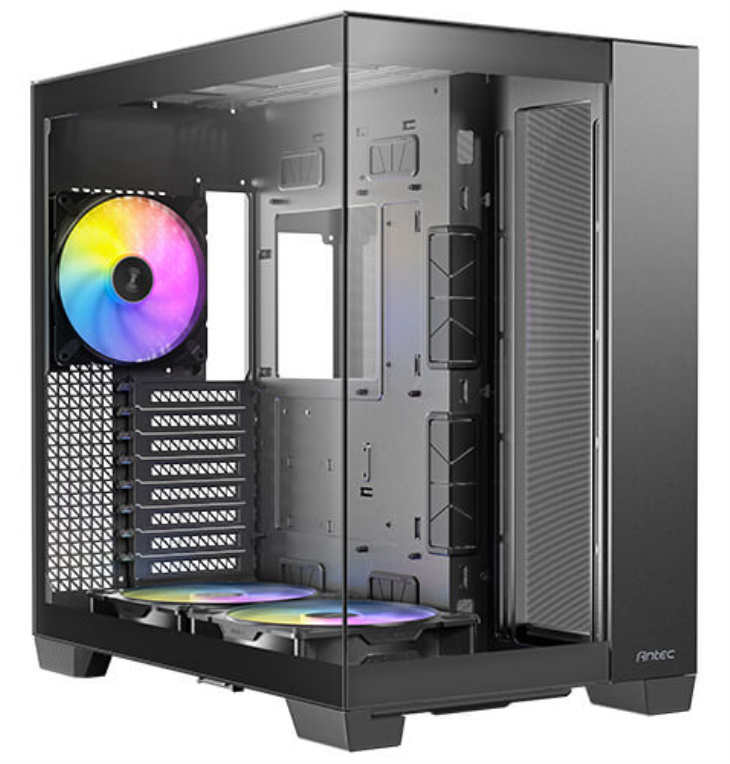 CAJA ANTEC C8 ARGB E-ATX NEGRO 2XVENT 160 MM 1X140MM 2XUSB SN FUENTE - detalle