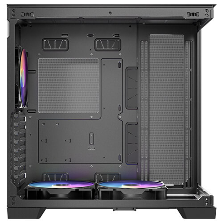 CAJA ANTEC C8 ARGB E-ATX NEGRO 2XVENT 160 MM 1X140MM 2XUSB SN FUENTE - detalle