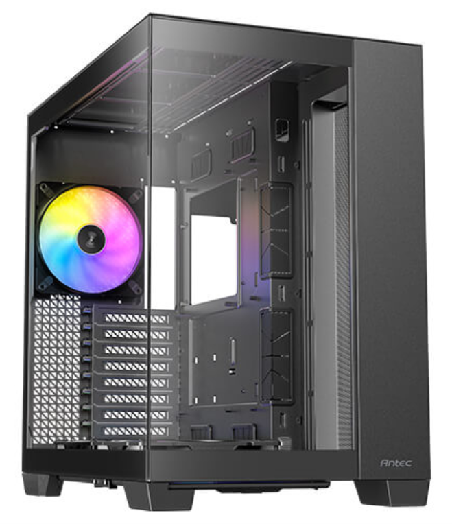 CAJA ANTEC C8 ARGB E-ATX NEGRO 2XVENT 160 MM 1X140MM 2XUSB SN FUENTE - detalle
