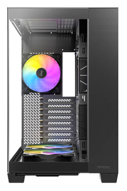 CAJA ANTEC C8 ARGB E-ATX NEGRO 2XVENT 160 MM 1X140MM 2XUSB SN FUENTE - detalle