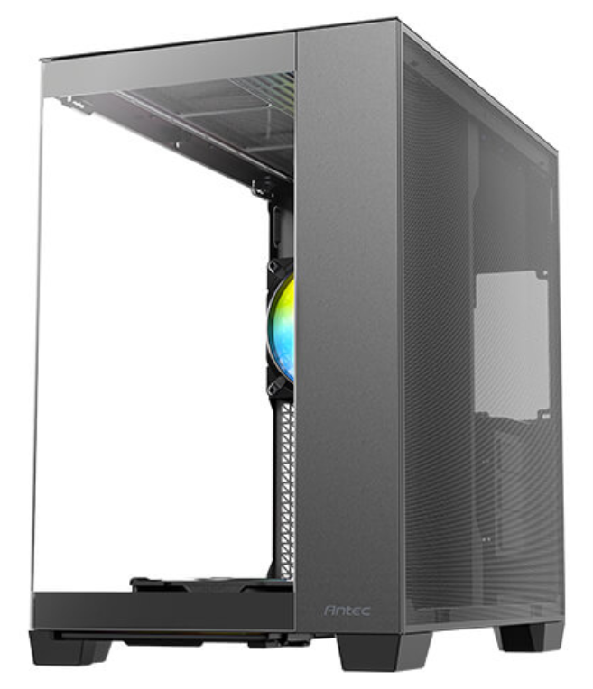 CAJA ANTEC C8 ARGB E-ATX NEGRO 2XVENT 160 MM 1X140MM 2XUSB SN FUENTE - detalle