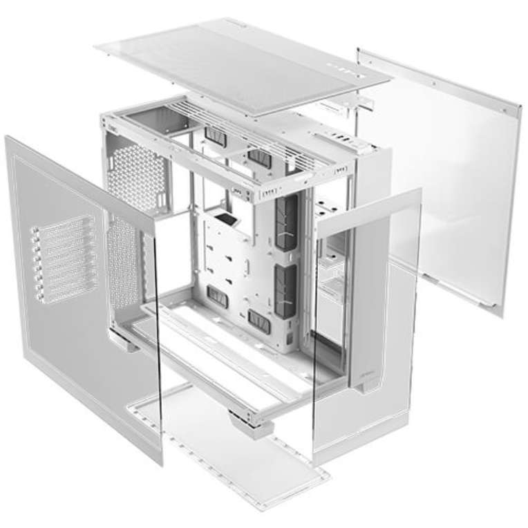 CAJA ANTEC C8 ATX 2XUSB3.0 /1XUSBC SIN FUENTE BLANCA - detalle