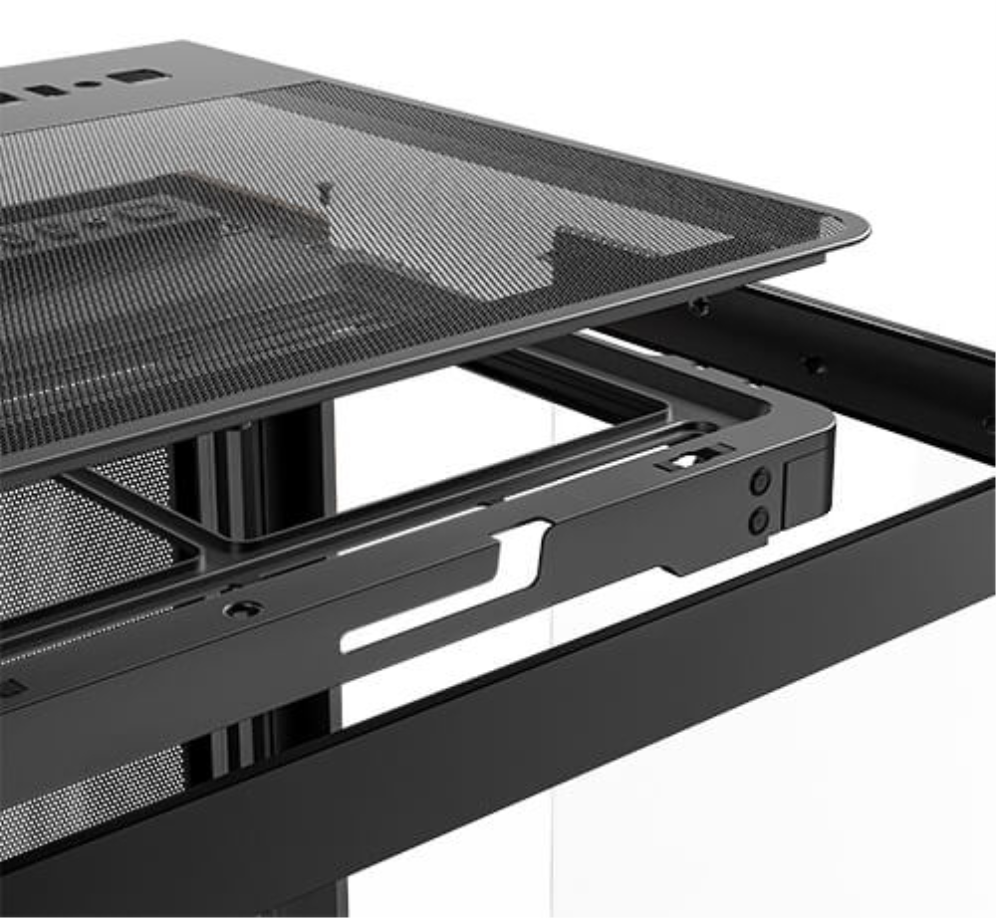 CAJA ANTEC C8 CURVE WOOD E-ATX NEGRO 2XVENT 160 MM 1X140MM 2XUSB SN FUENTE - detalle