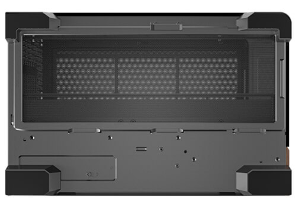 CAJA ANTEC C8 CURVE WOOD E-ATX NEGRO 2XVENT 160 MM 1X140MM 2XUSB SN FUENTE - detalle