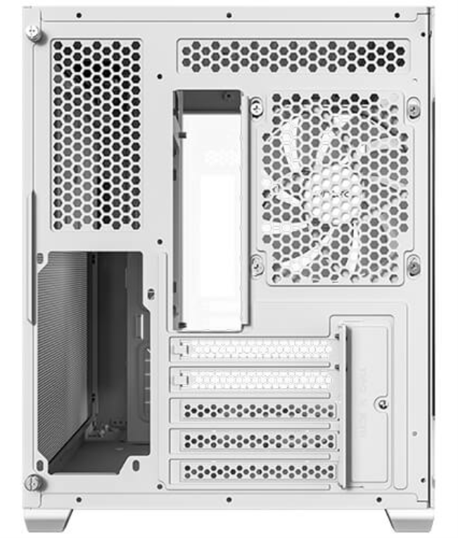 CAJA ANTEC CX60M ARGB MATX BLANCO 2XVENT REV 120 MM 1X120MM 2XUSB SN FUENTE - detalle