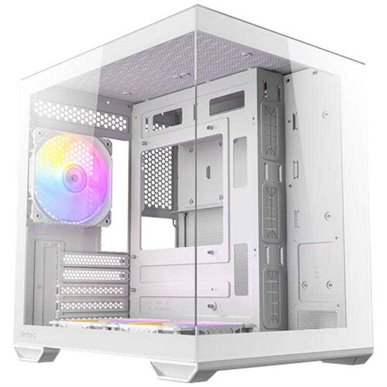 CAJA ANTEC CX60M ARGB MATX BLANCO 2XVENT REV 120 MM 1X120MM 2XUSB SN FUENTE