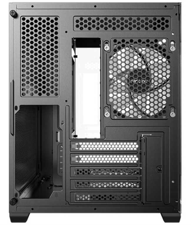 CAJA ANTEC CX60M ARGB MATX NEGRO 2XVENT REV 120 MM 1X120MM 2XUSB SN FUENTE - detalle