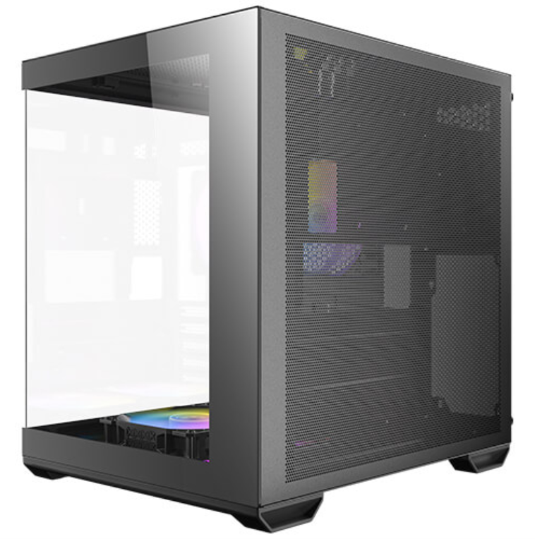 CAJA ANTEC CX60M ARGB MATX NEGRO 2XVENT REV 120 MM 1X120MM 2XUSB SN FUENTE - detalle