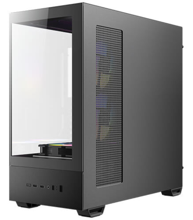 CAJA ANTEC CX705 ARGB MID-TOWER ATX PANORAMICA 270º 5XVENT 120MM PWM - detalle