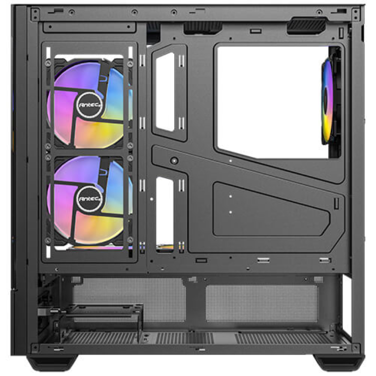 CAJA ANTEC CX705 ARGB MID-TOWER ATX PANORAMICA 270º 5XVENT 120MM PWM - detalle