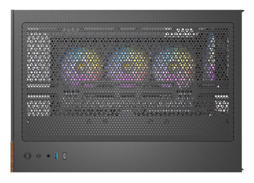 CAJA ANTEC CX800 ARGB ATX WOOD 2XVENT REV 120 MM 1X120MM 2XUSB SN FUENTE - detalle
