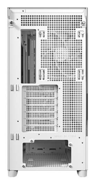 CAJA ANTEC FLUX ATX VENT 3X120MM 1X12OM REVERSE 1X140MM SIN FUENTE BLANCO - detalle