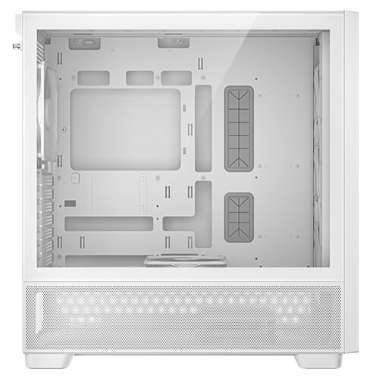 CAJA ANTEC FLUX ATX VENT 3X120MM 1X12OM REVERSE 1X140MM SIN FUENTE BLANCO - detalle