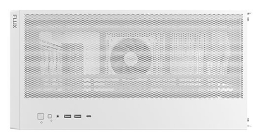 CAJA ANTEC FLUX ATX VENT 3X120MM 1X12OM REVERSE 1X140MM SIN FUENTE BLANCO - detalle