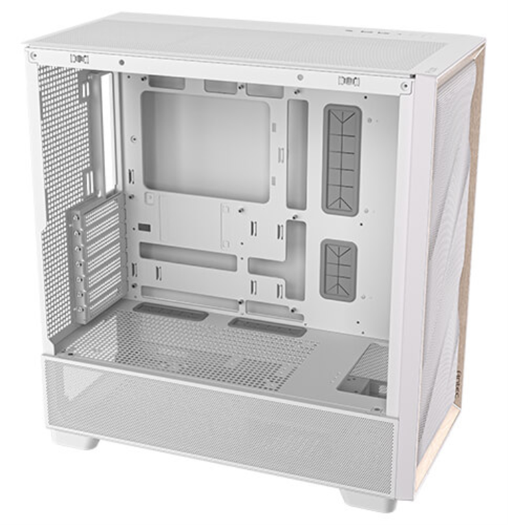 CAJA ANTEC FLUX ATX VENT 3X120MM 1X12OM REVERSE 1X140MM SIN FUENTE BLANCO - detalle