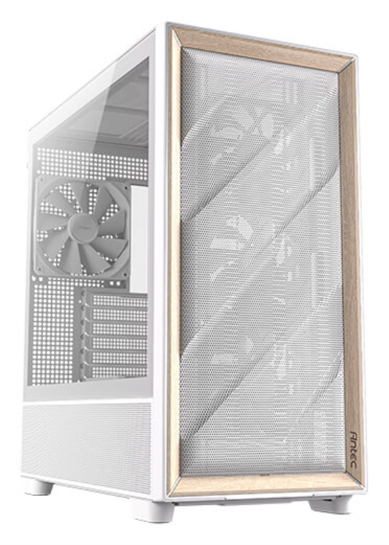 CAJA ANTEC FLUX ATX VENT 3X120MM 1X12OM REVERSE 1X140MM SIN FUENTE BLANCO