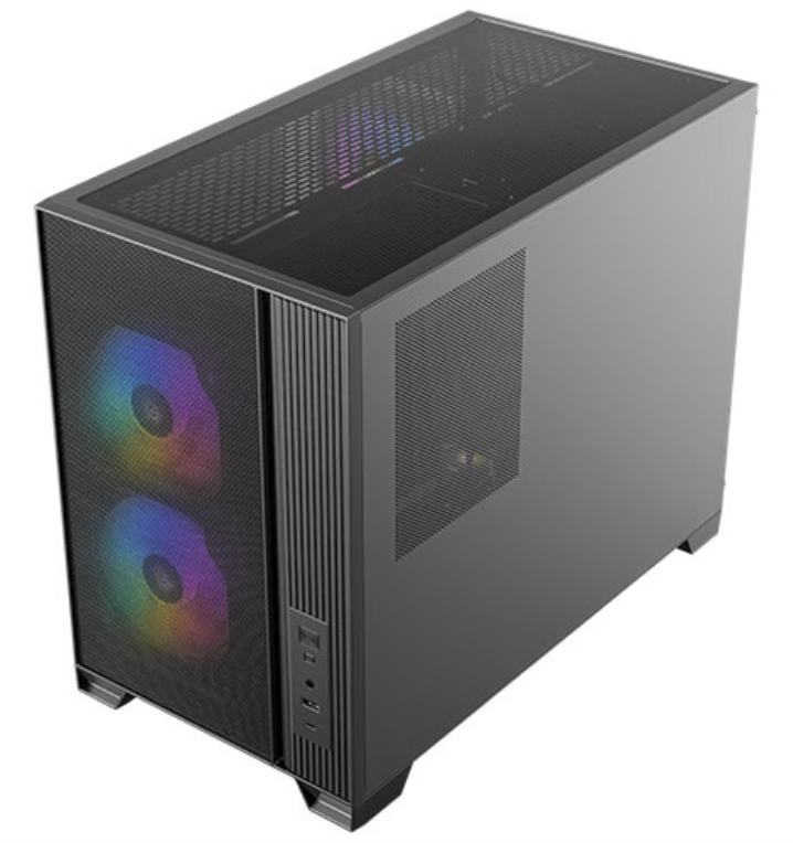 CAJA ANTEC FLUX M MATX NEGRA - detalle